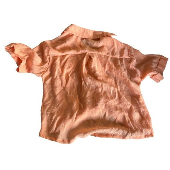 Lily Star Coral Button-Down Shirt - Picture 2 of 4